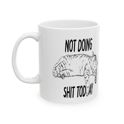 Resting Cat Todd Art Mug
