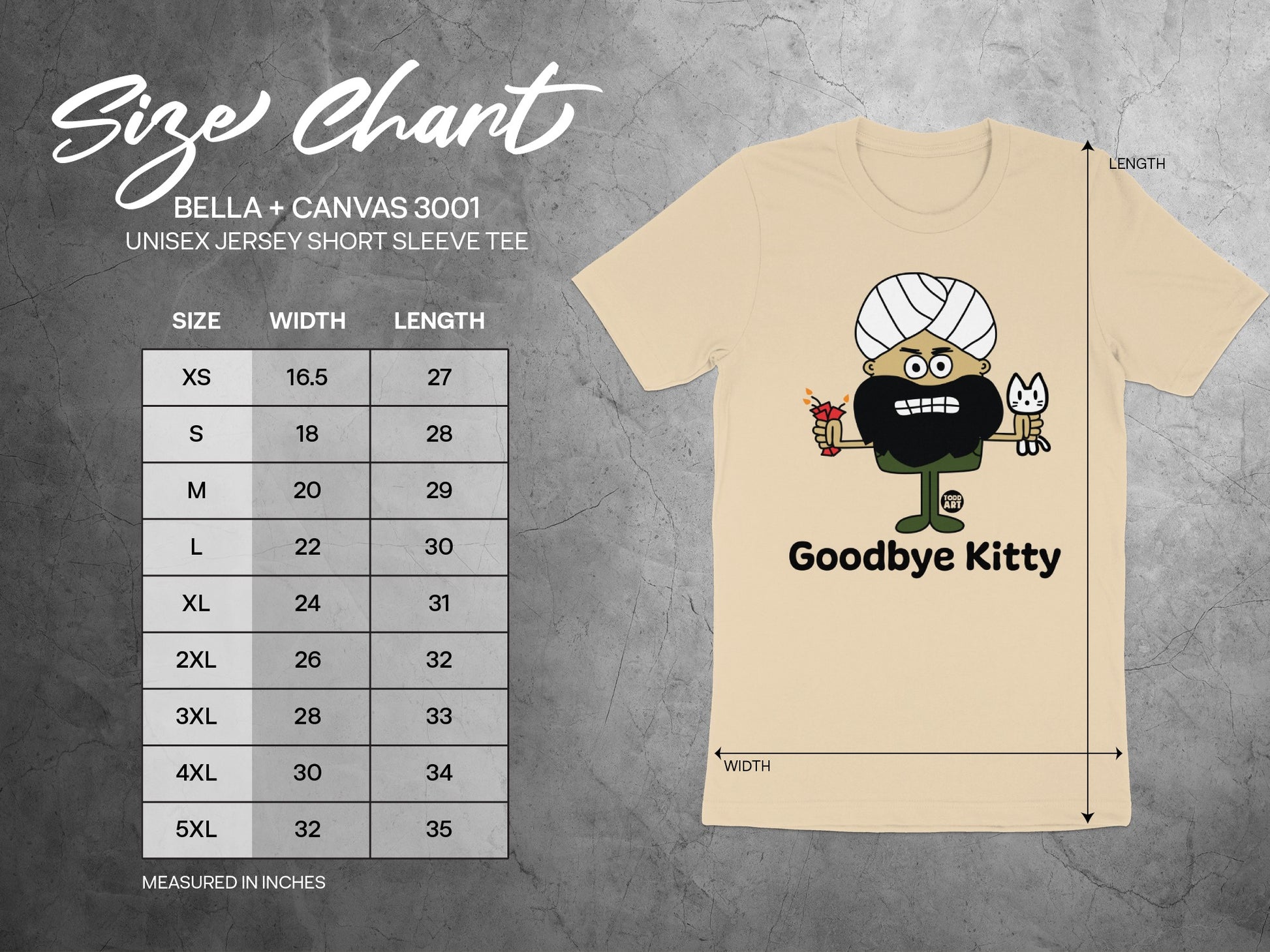 Goodbye Kitty Unisex Jersey Short Sleeve Tee