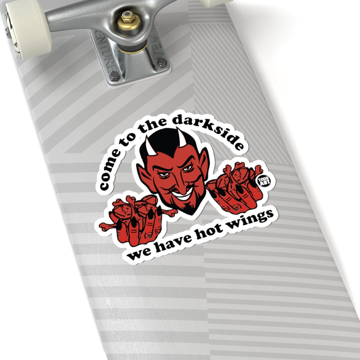 Hot WingsTodd Art Sticker