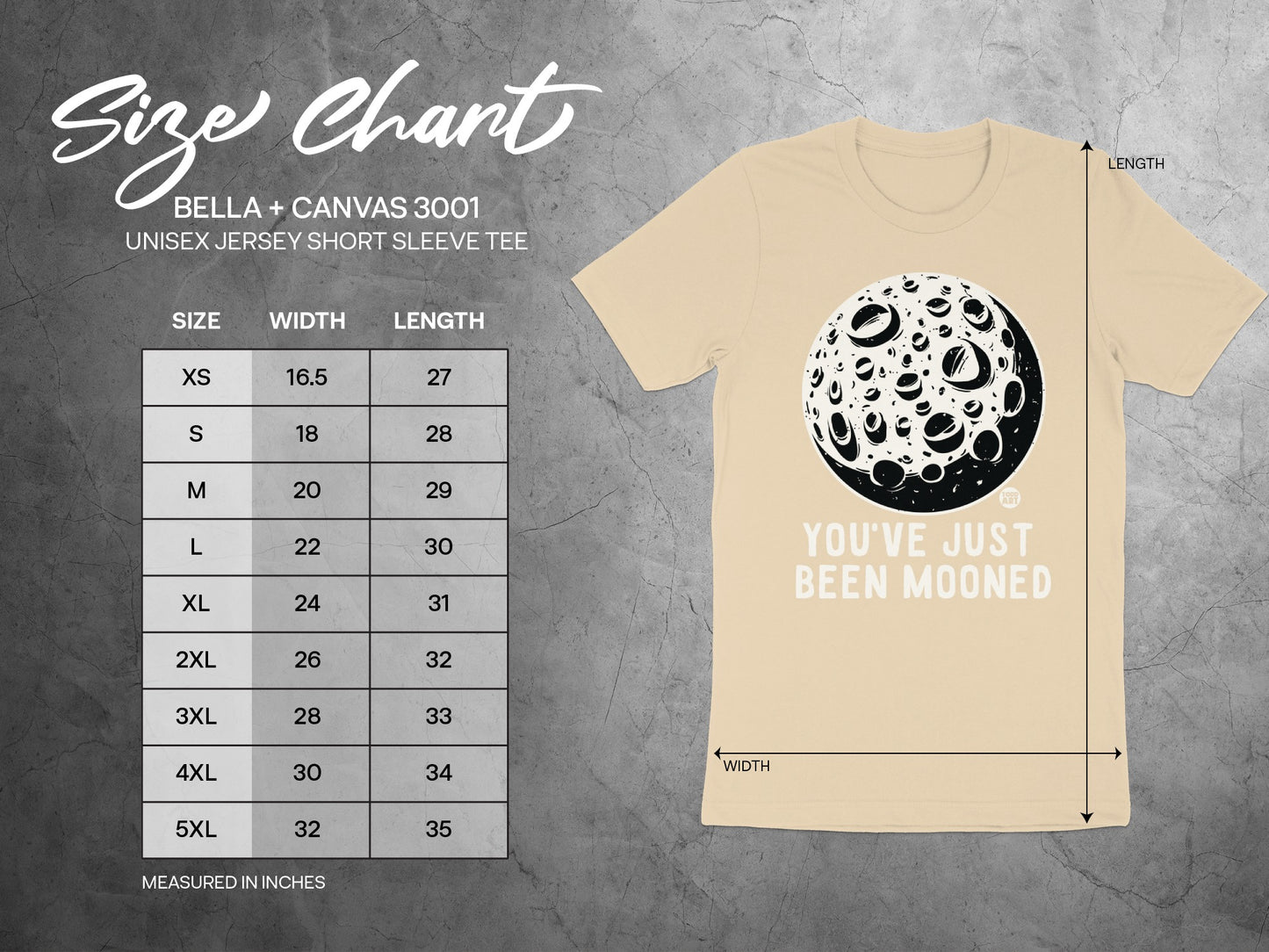 You've Just Been Mooned Unisex Jersey Short Sleeve Tee