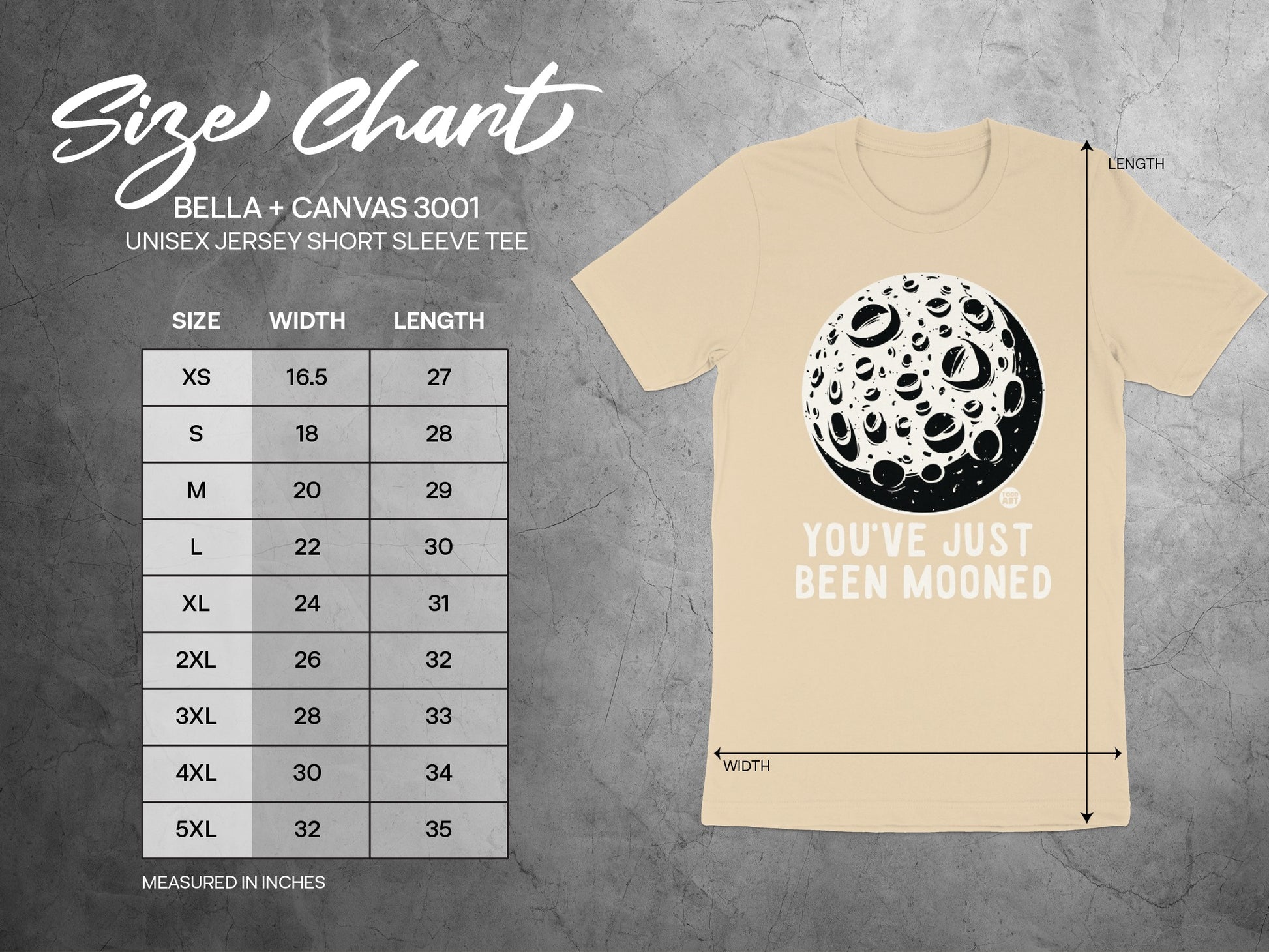 You've Just Been Mooned Unisex Jersey Short Sleeve Tee