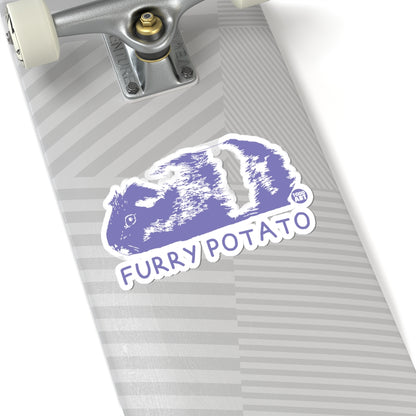Fuzzy SpudTodd Art Sticker
