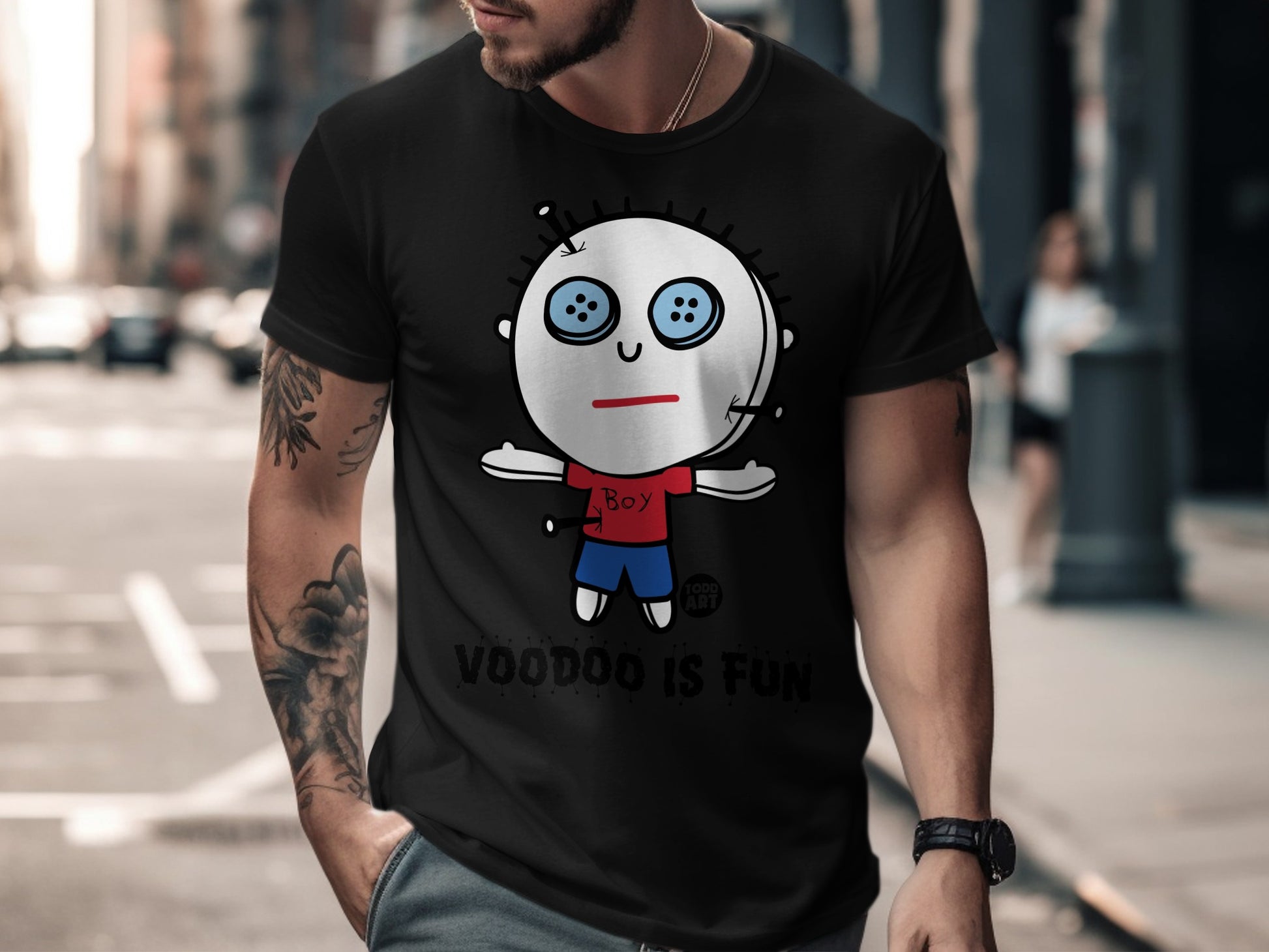 Voodoo Is Fun Graphic Tee Shirt for Unique Style