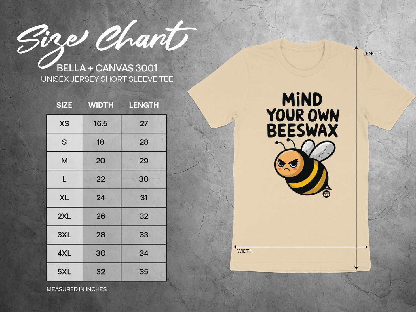 Mind Your Own Beeswax Unisex Jersey Short Sleeve Shirt