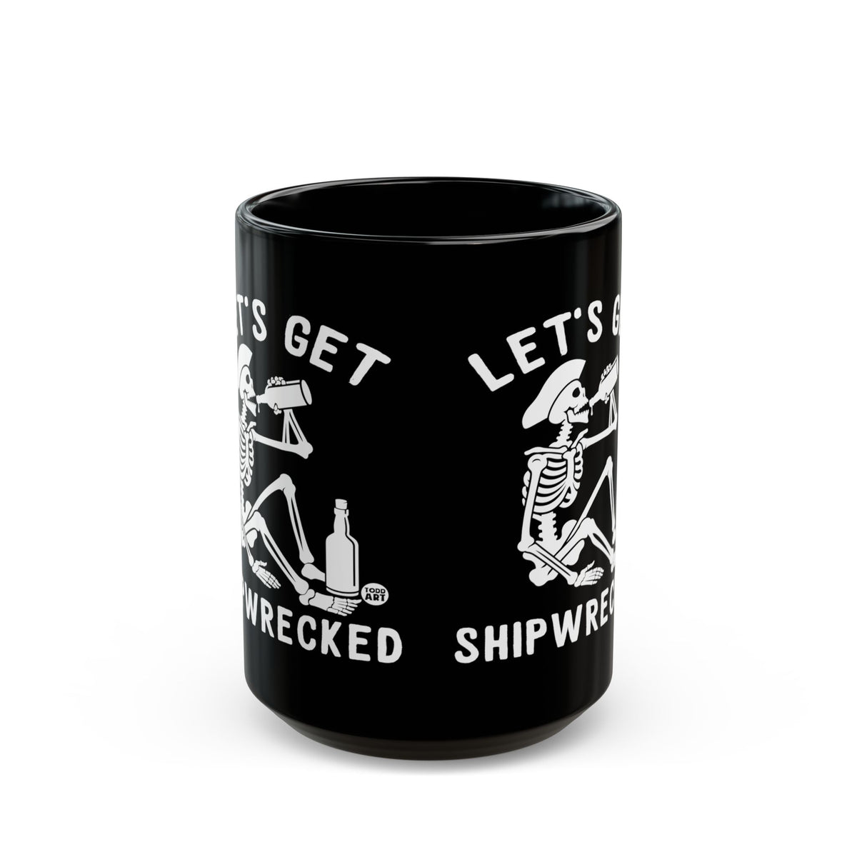 Skeleton Pirate Adventure Todd Art Mug