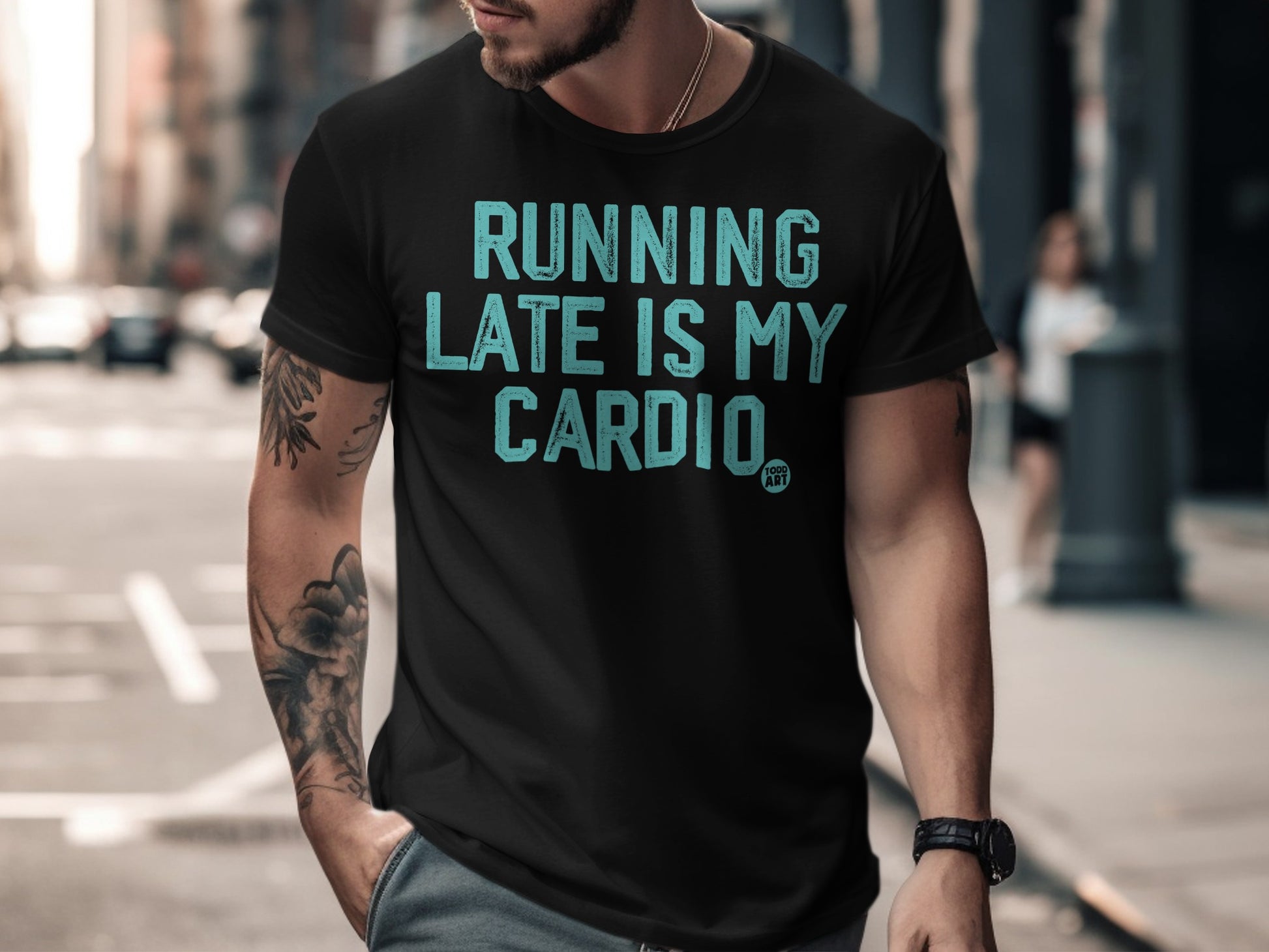 Running Late Is My Cardio Graphic T-Shirt