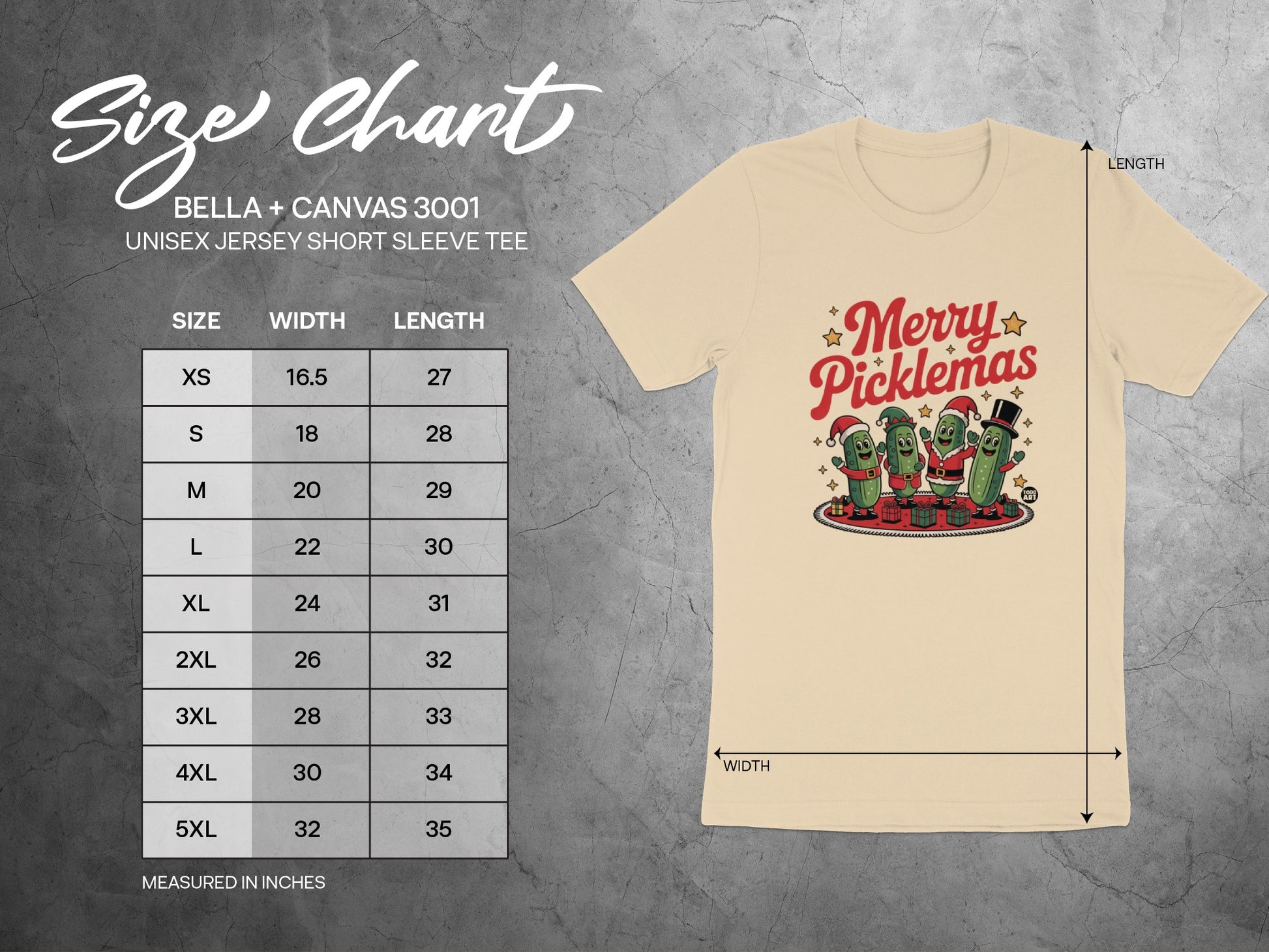 Merry Picklemas Fun Festive Graphic Tee