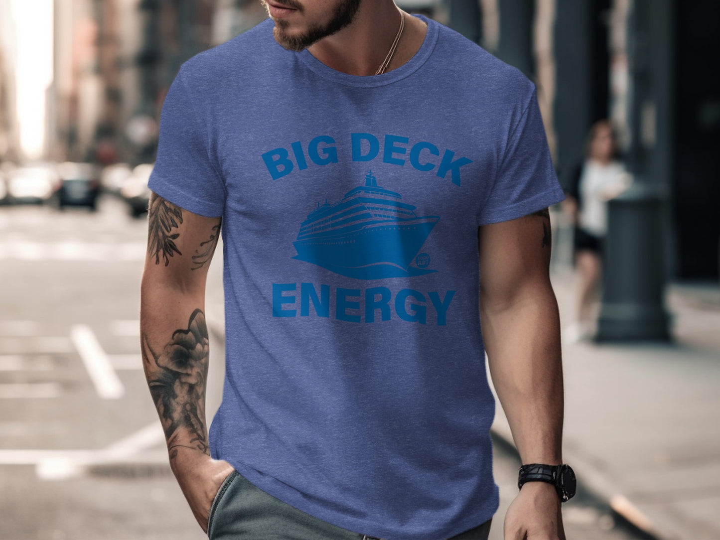 Big Deck Energy Cruise Ship Graphic T-shirt