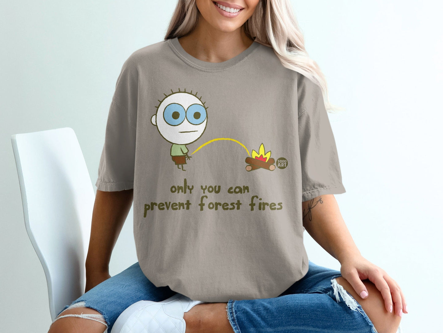 Only You Can Prevent Forest Fires Cartoon Shirt
