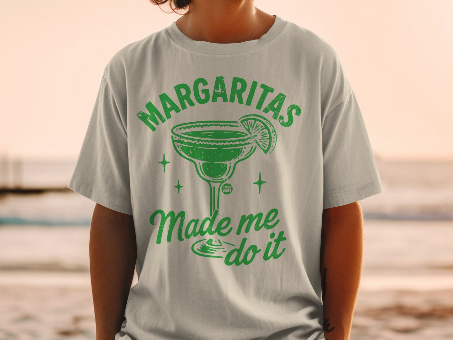 Margaritas Made Me Do It Graphic T-Shirt