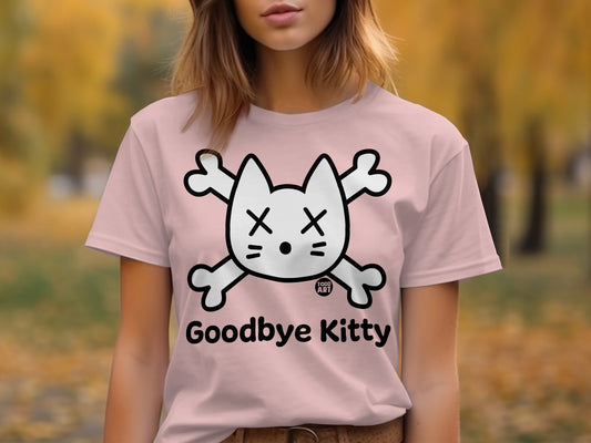 Goodbye Kitty Graphic T-Shirt for Cat Lovers