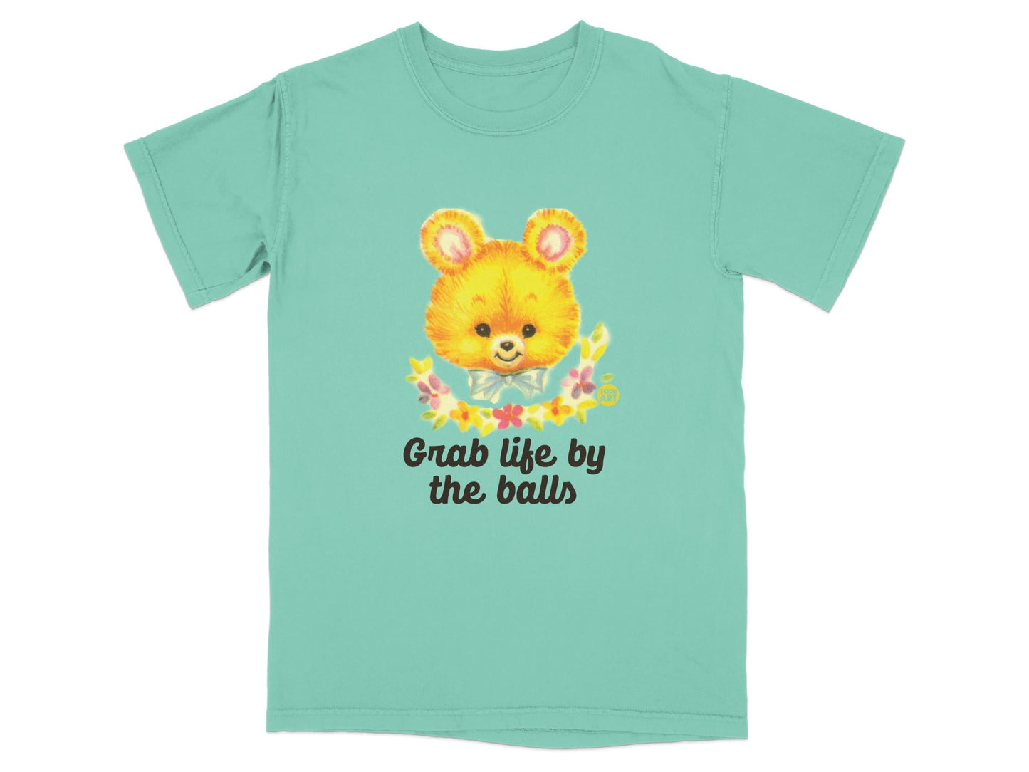 Grab Life by the Balls Bear Graphic T-Shirt