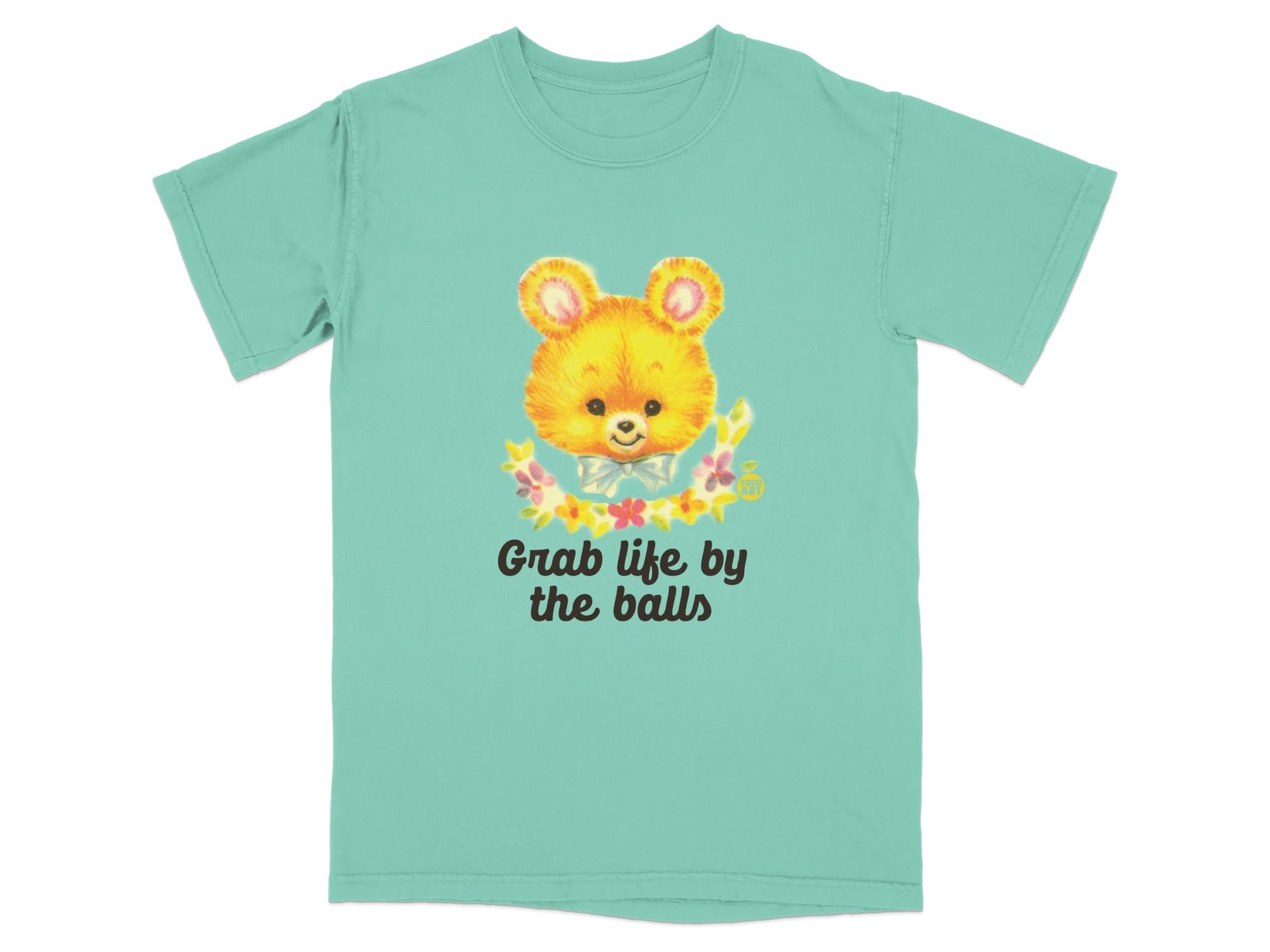 Grab Life by the Balls Bear Graphic T-Shirt