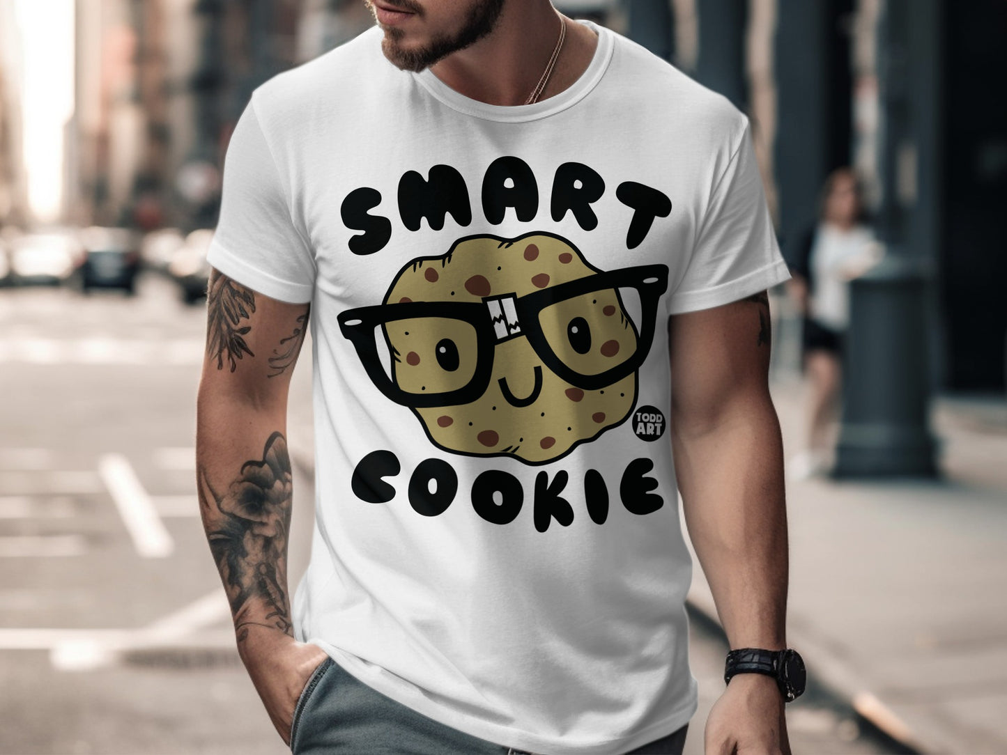 Smart Cookie Graphic Tee with Fun Design