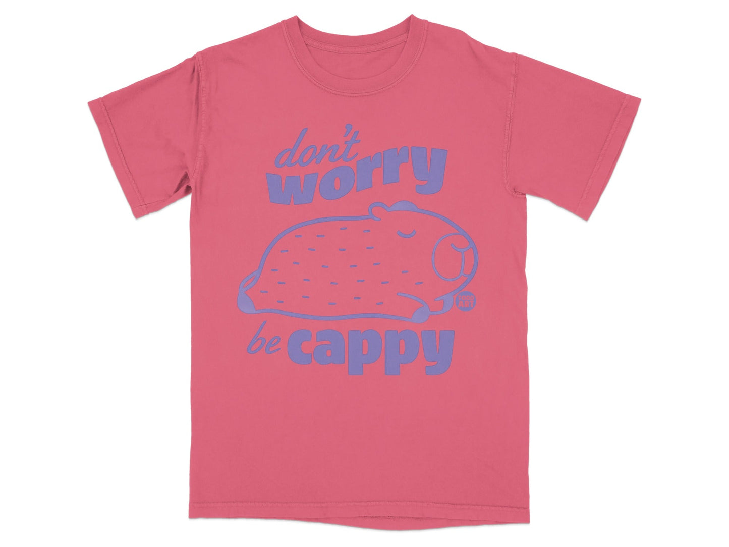 Don't Worry Be Cappy Cute Capybara Themed Shirt