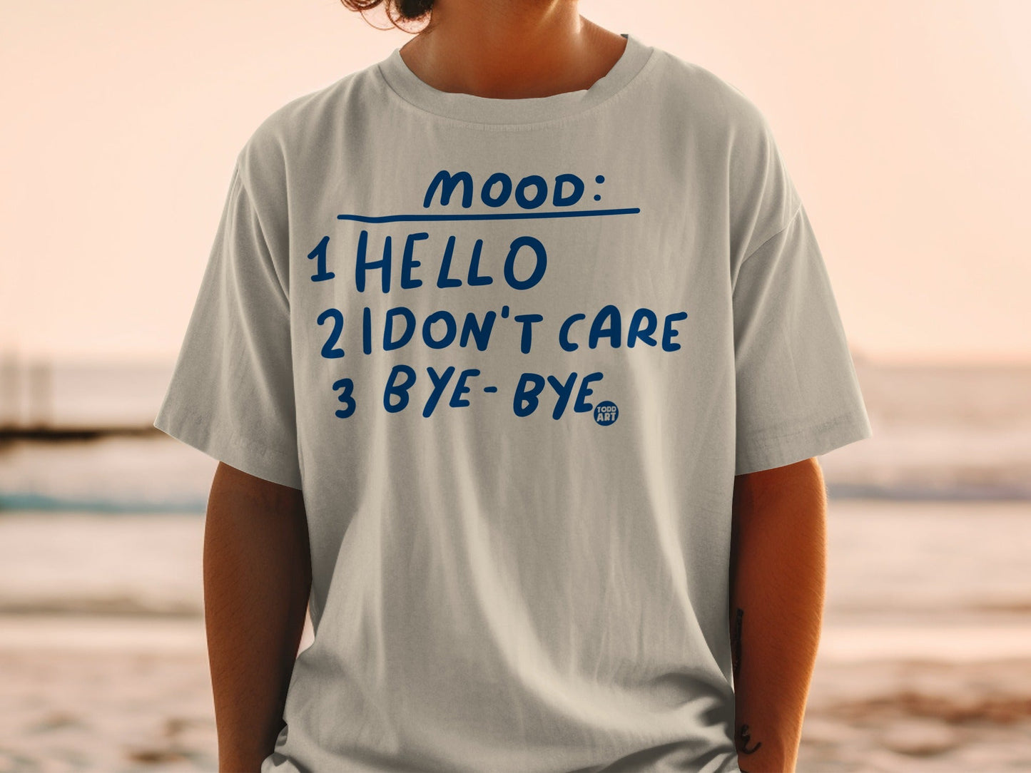 Mood Hello I Don't Care Bye-Bye T-Shirt