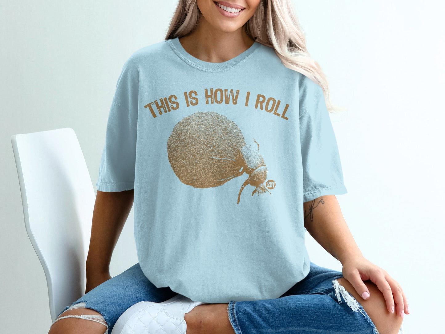 This Is How I Roll Funny Graphic Tee Shirt