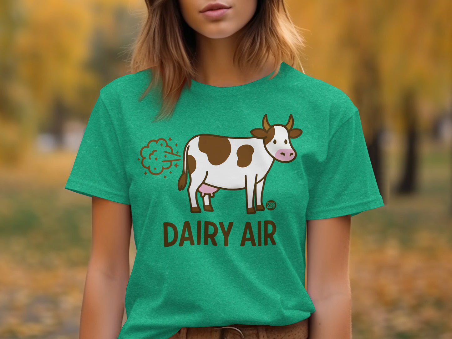 Dairy Air Cow Fart Funny Graphic T-shirt