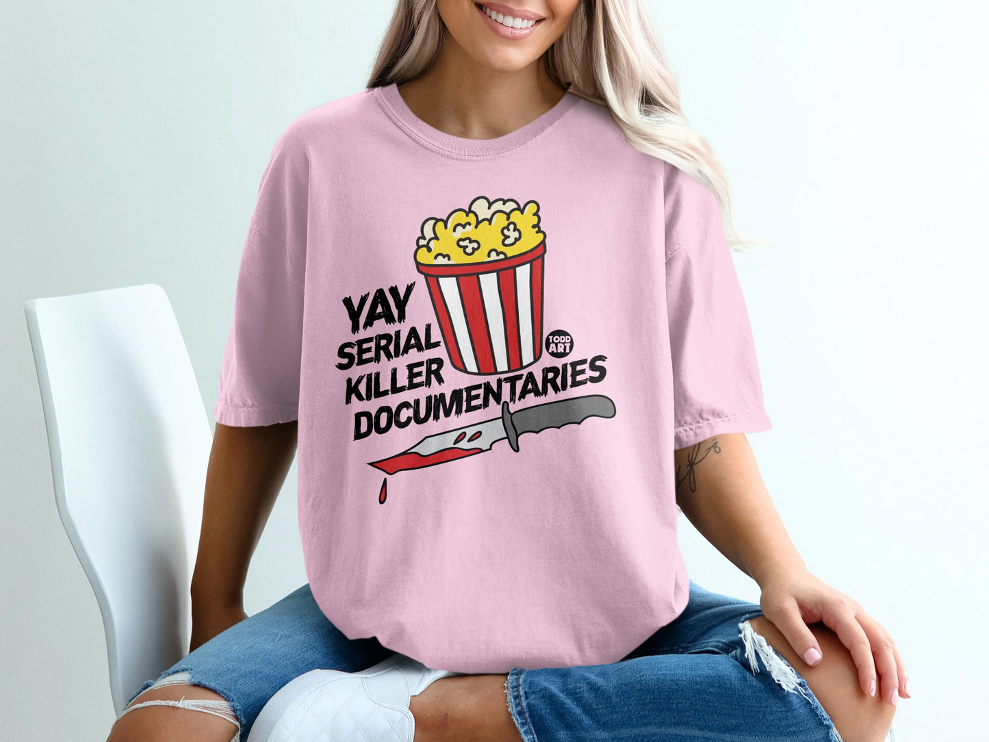 Popcorn Knife YAY SERIAL KILLER DOCUMENTARIES product type