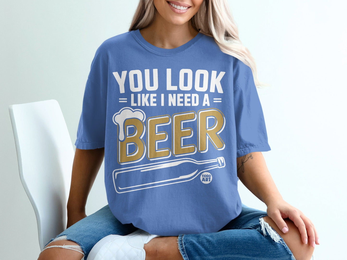 Funny You Look Like I Need A Beer Graphic T-Shirt
