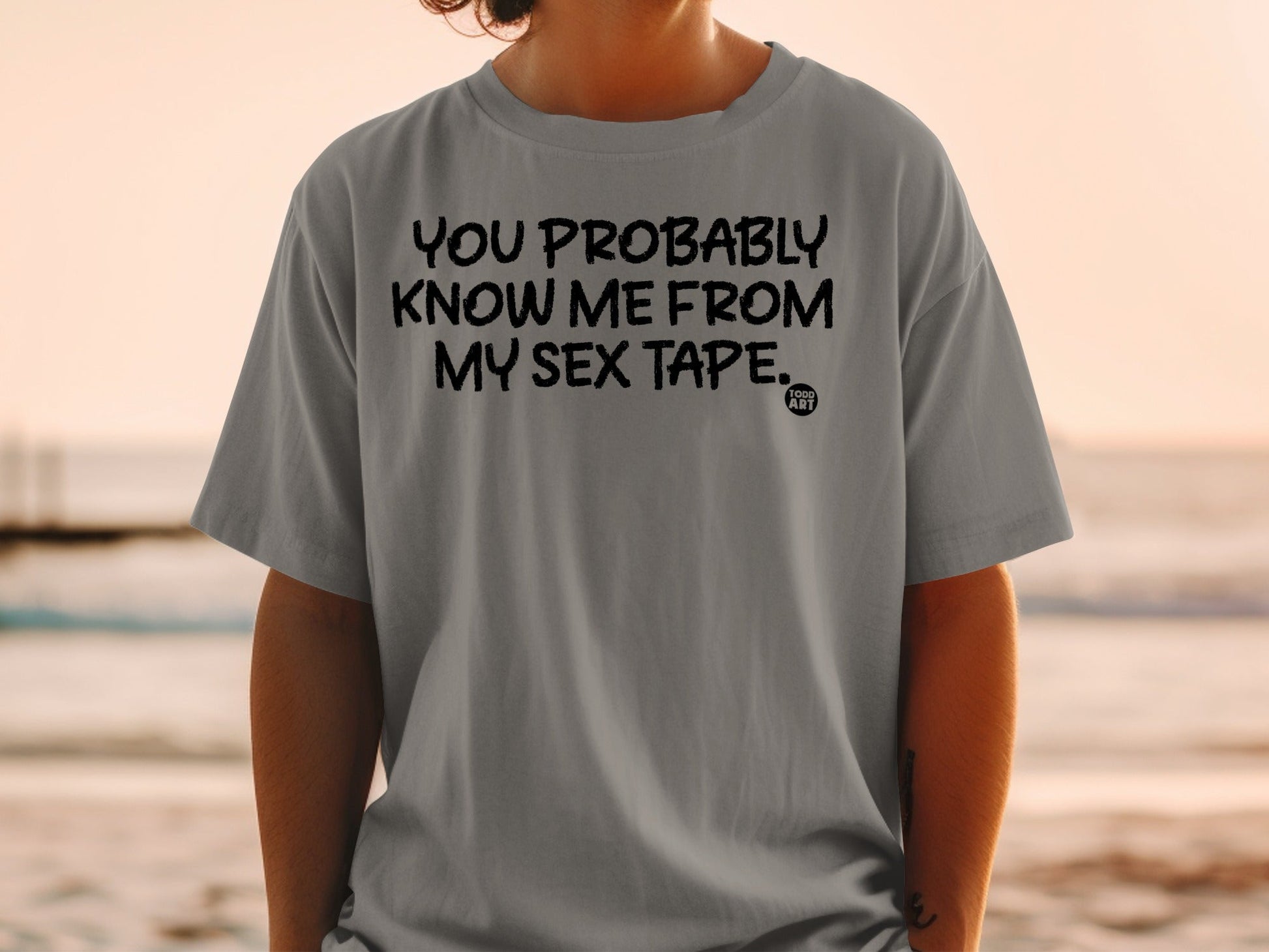 You Probably Know Me From My Sex Tape T-shirt