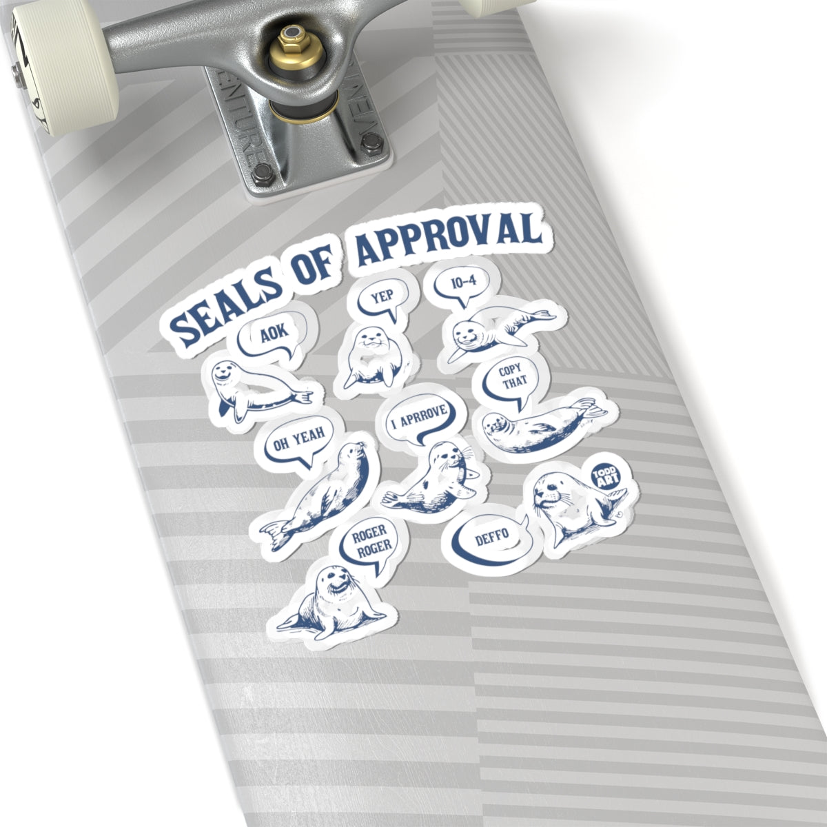 Seals of ApprovalTodd Art Sticker