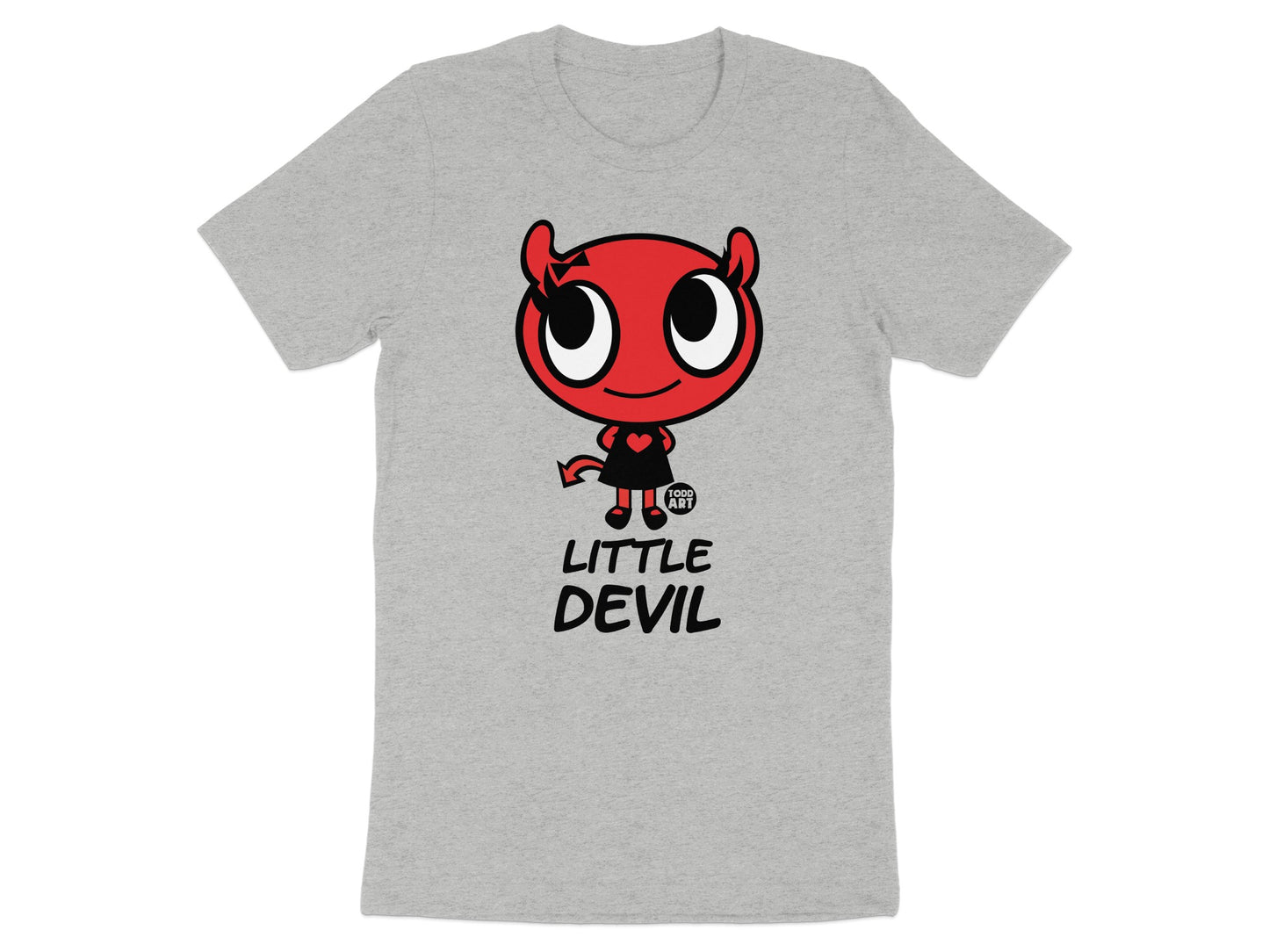 Cute Little Devil Character Design T-Shirt