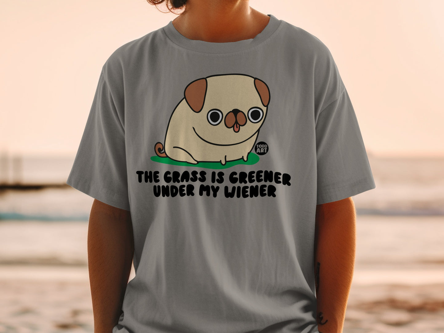 The Grass is Greener Under My Wiener T-shirt