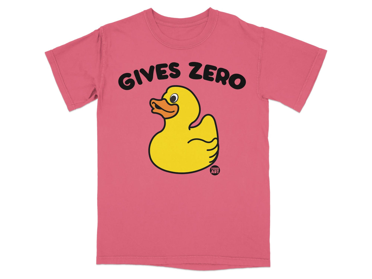 Gives Zero Rubber Duck Graphic T-shirt
