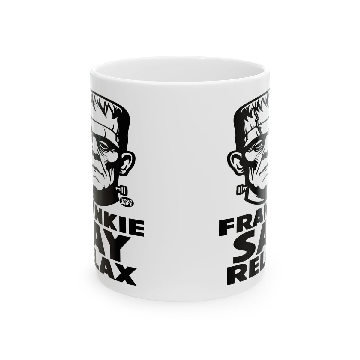 Frankie Say Relax Todd Art Mug