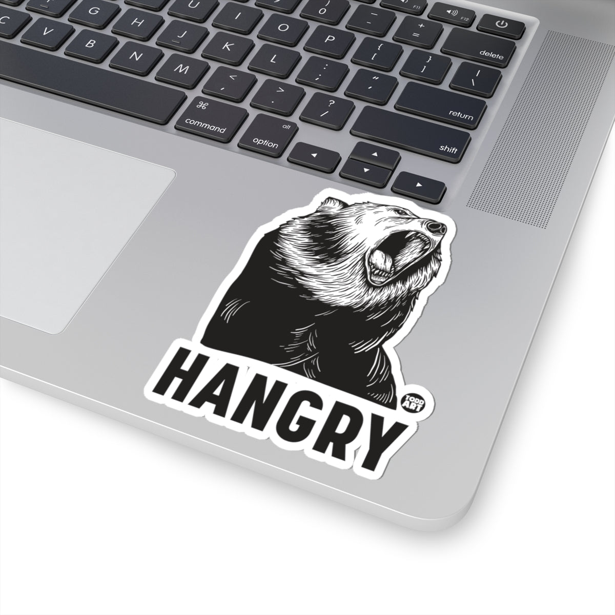Hangry BearTodd Art Sticker