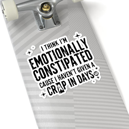 Emotionally ConstipatedTodd Art Sticker