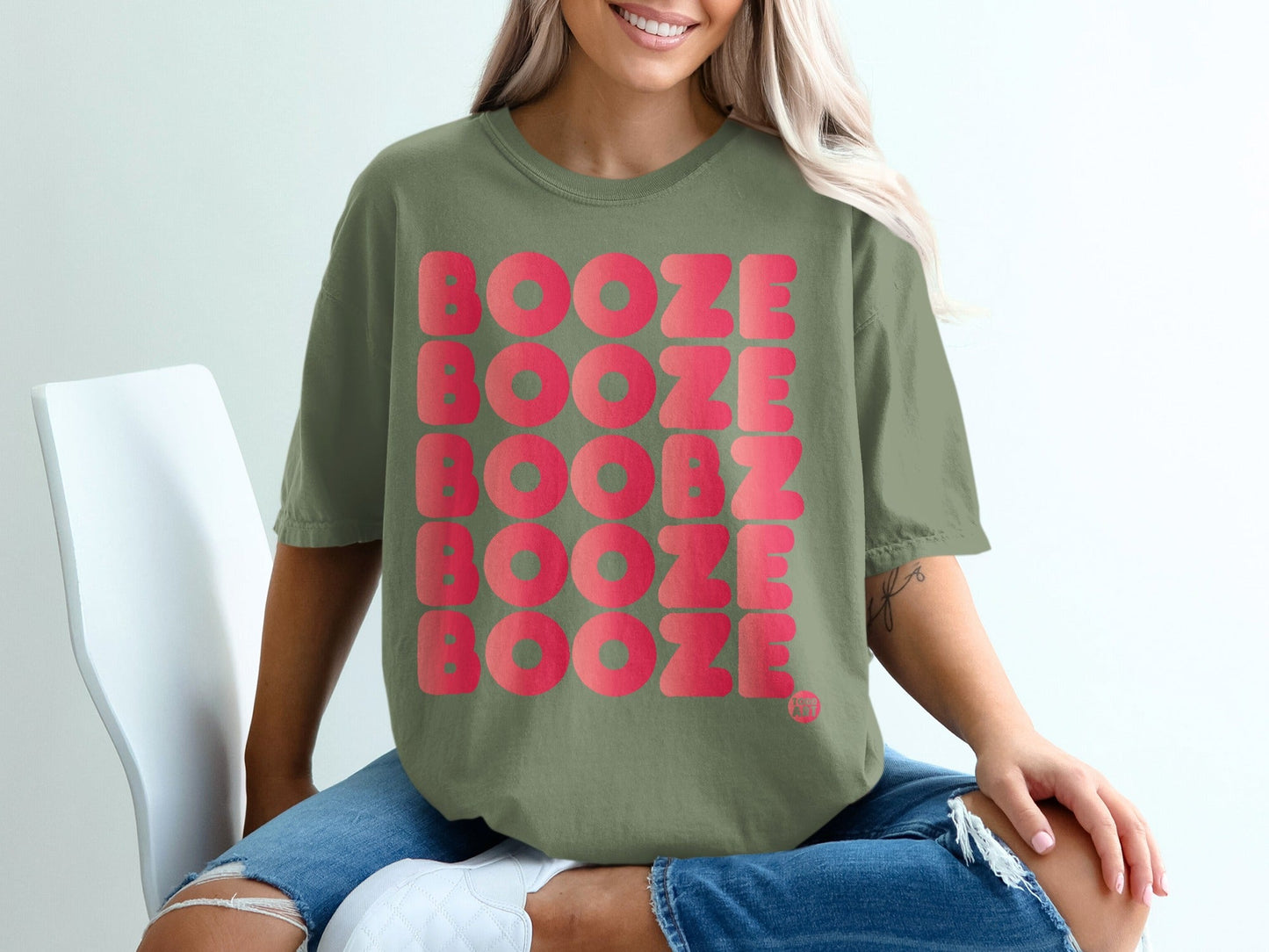 Booze Booze Booze Booze Booze Graphic Shirt
