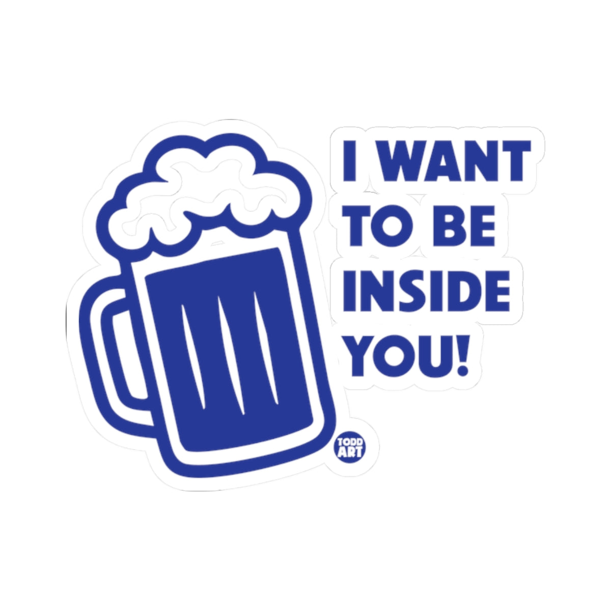 Inside MeTodd Art Sticker