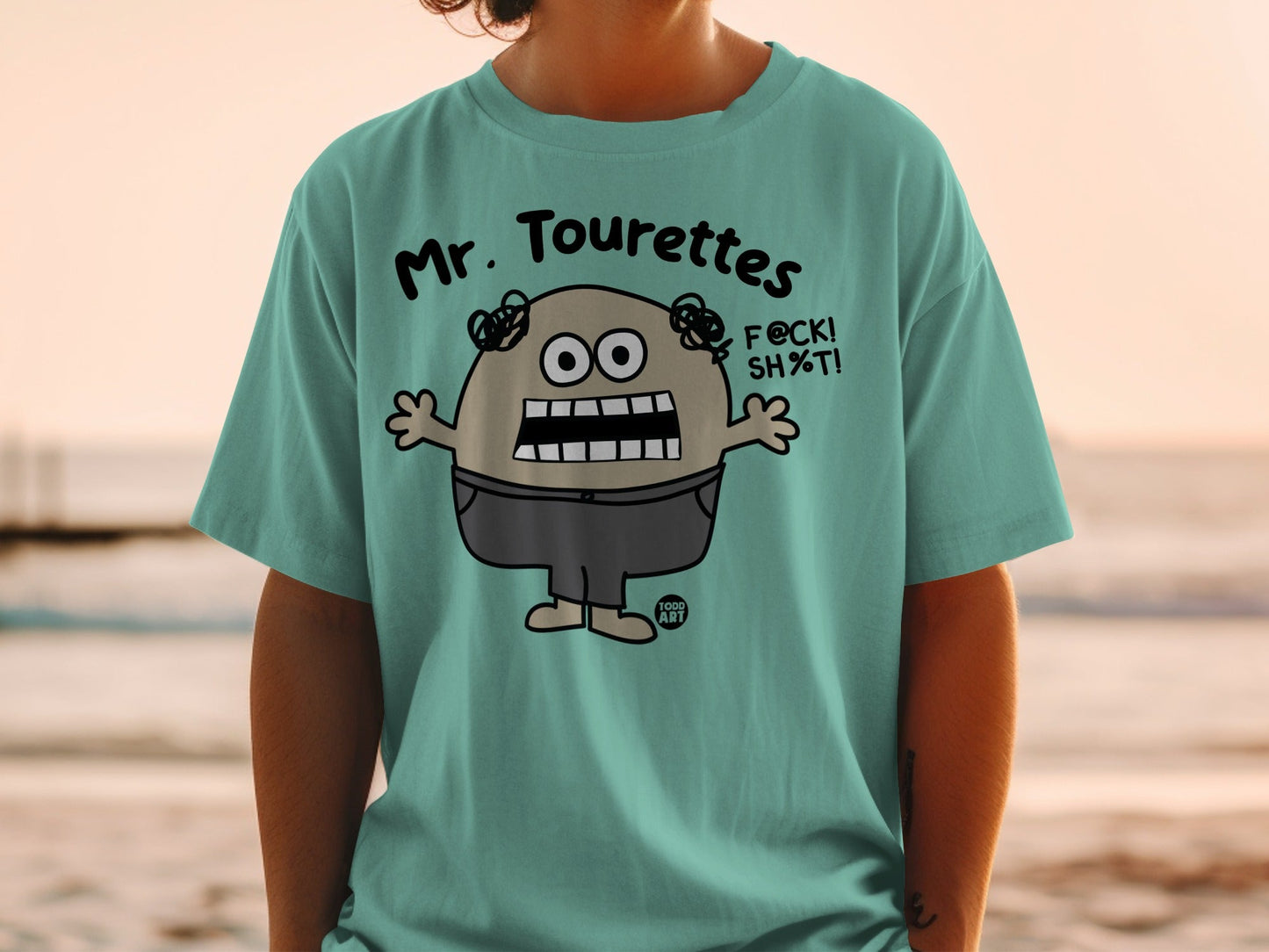 Mr. Tourettes Graphic Humorous Shirt for Fun