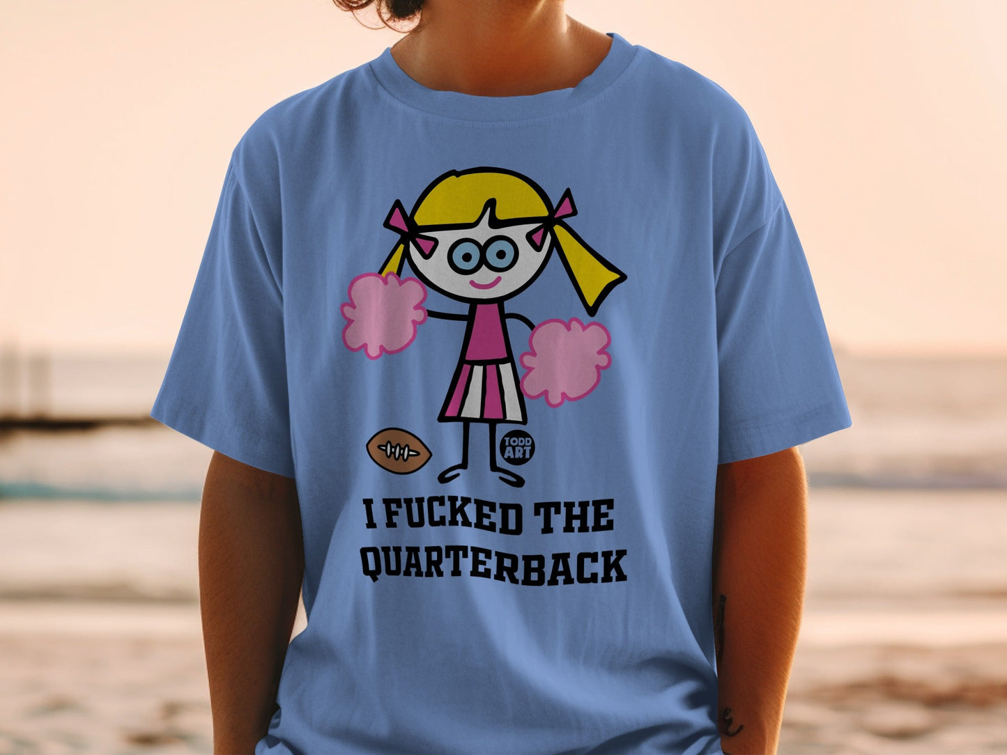 I Fucked The Quarterback Graphic Unisex T-Shirt