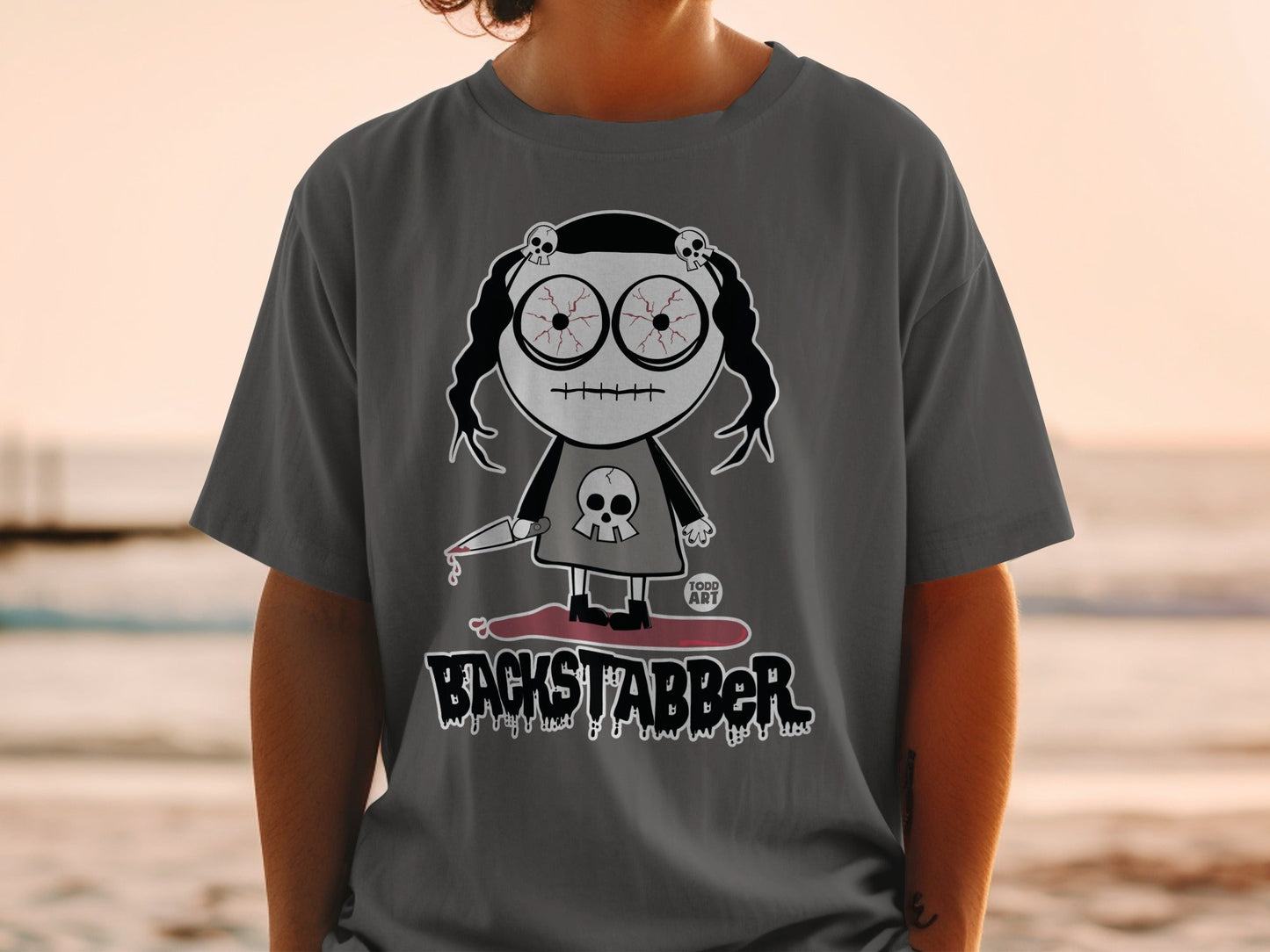 Backstabber Graphic Tee Halloween Inspired Shirt