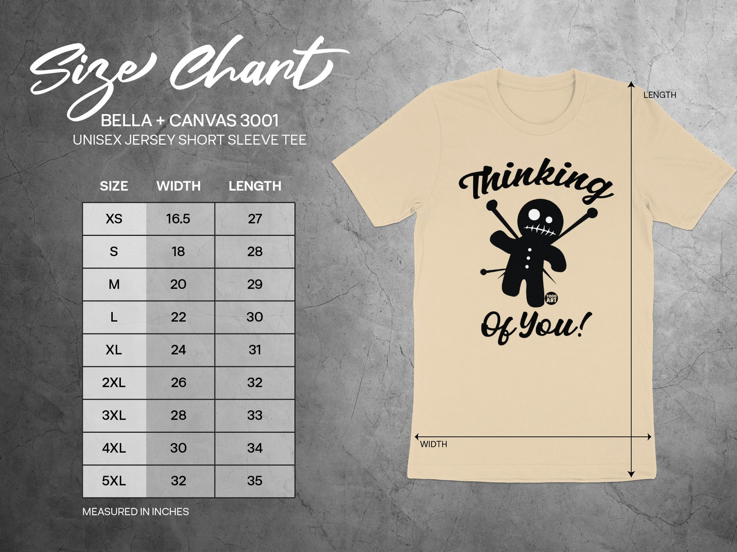 Thinking Of You Graphic Unisex Jersey Short Sleeve Tee product