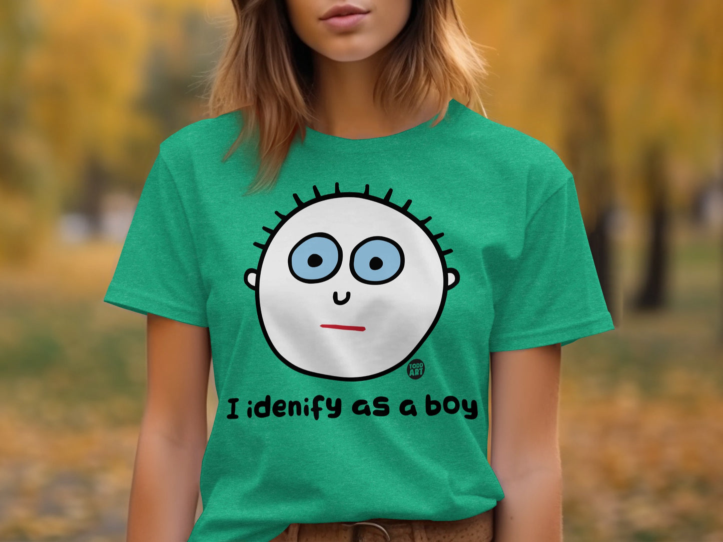 Unique I Denify As A Boy Graphic T-Shirt