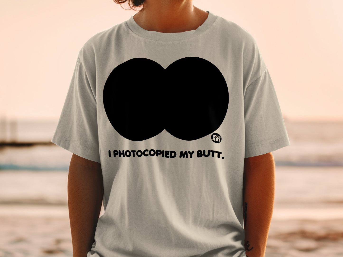 Todd Art I Photocopied My Butt Graphic product type