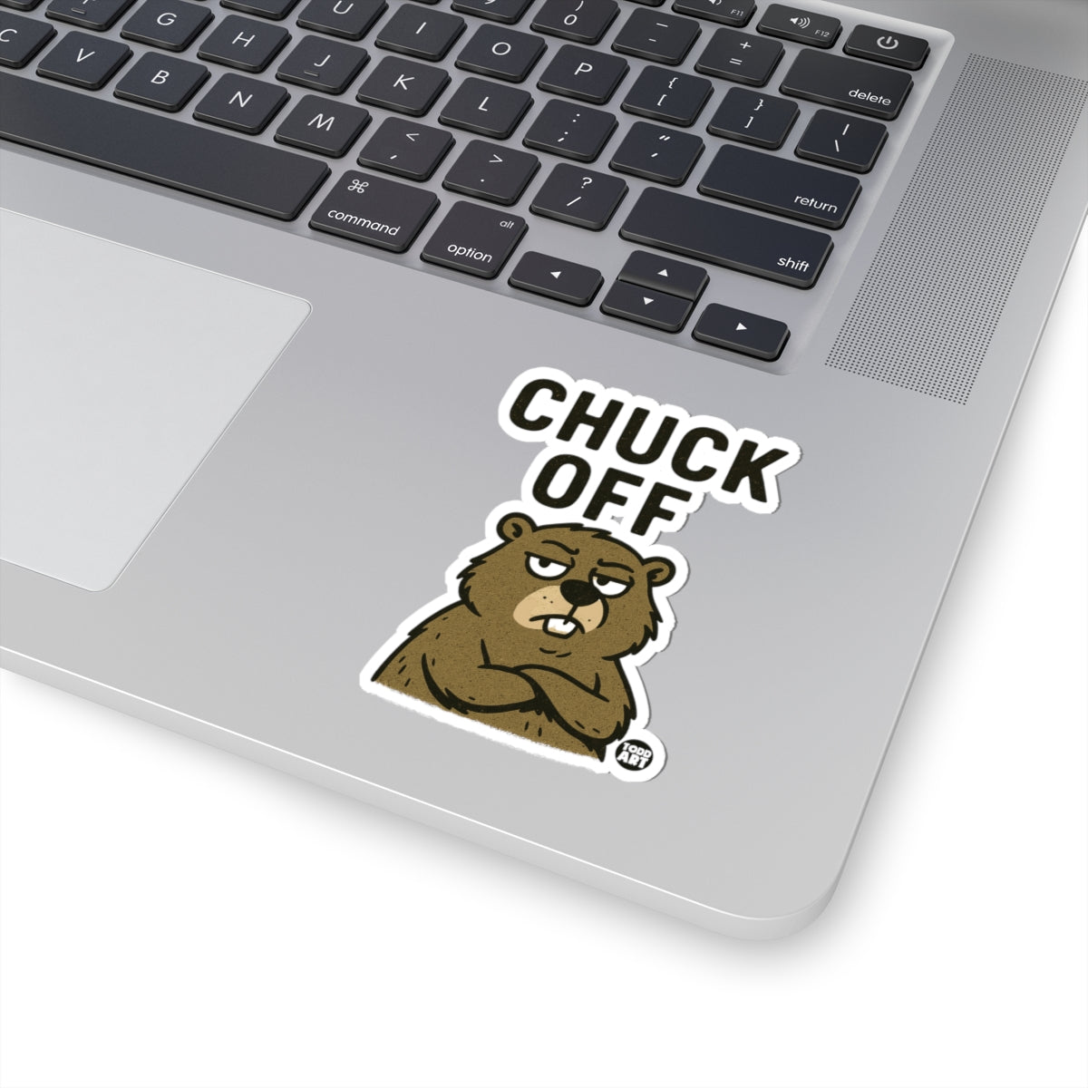 Chuck OffTodd Art Sticker