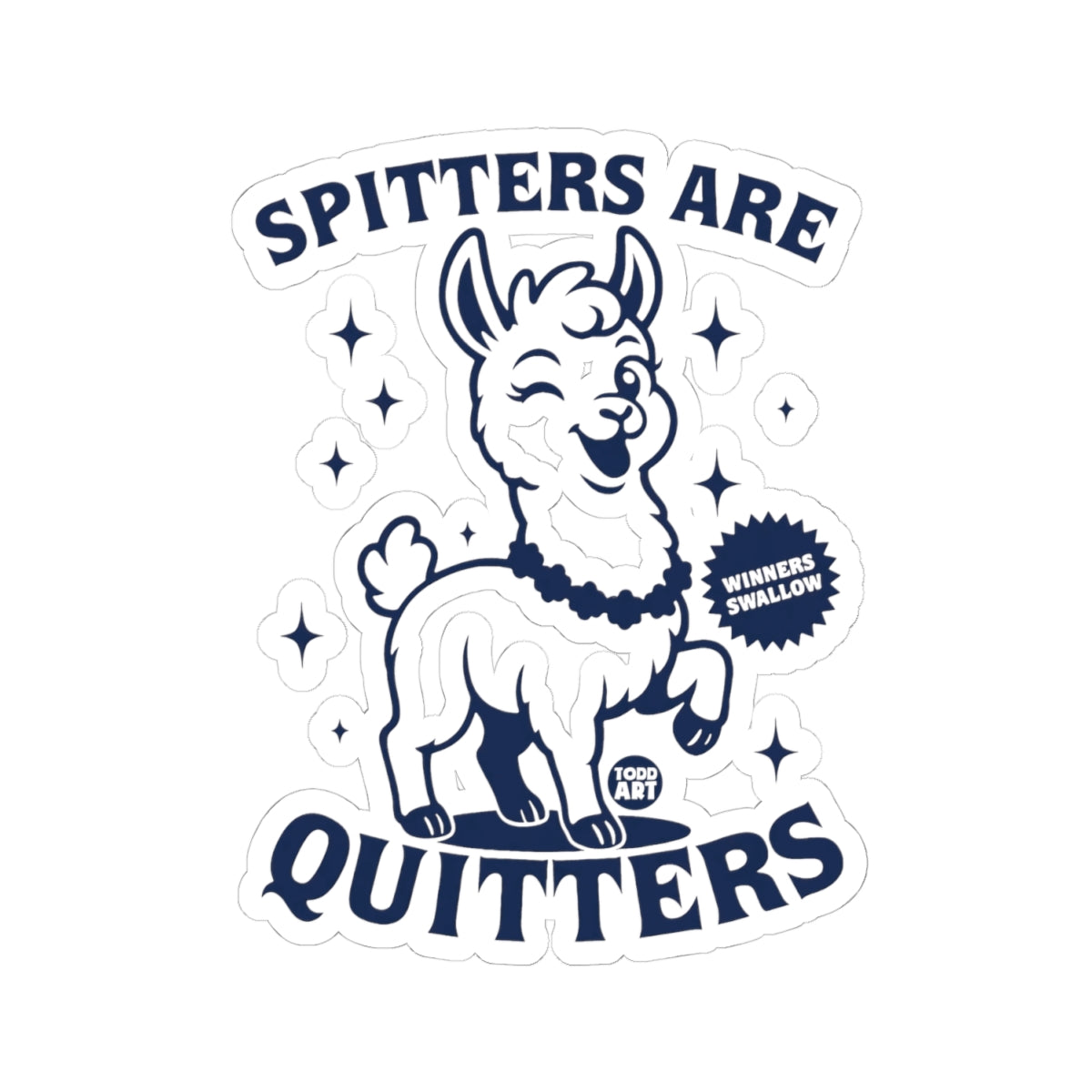 Winners SwallowTodd Art Sticker