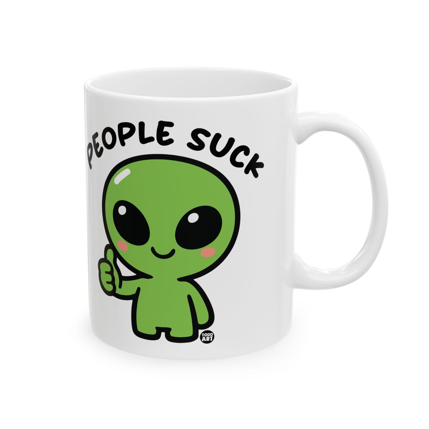 People Suck Alien Mug