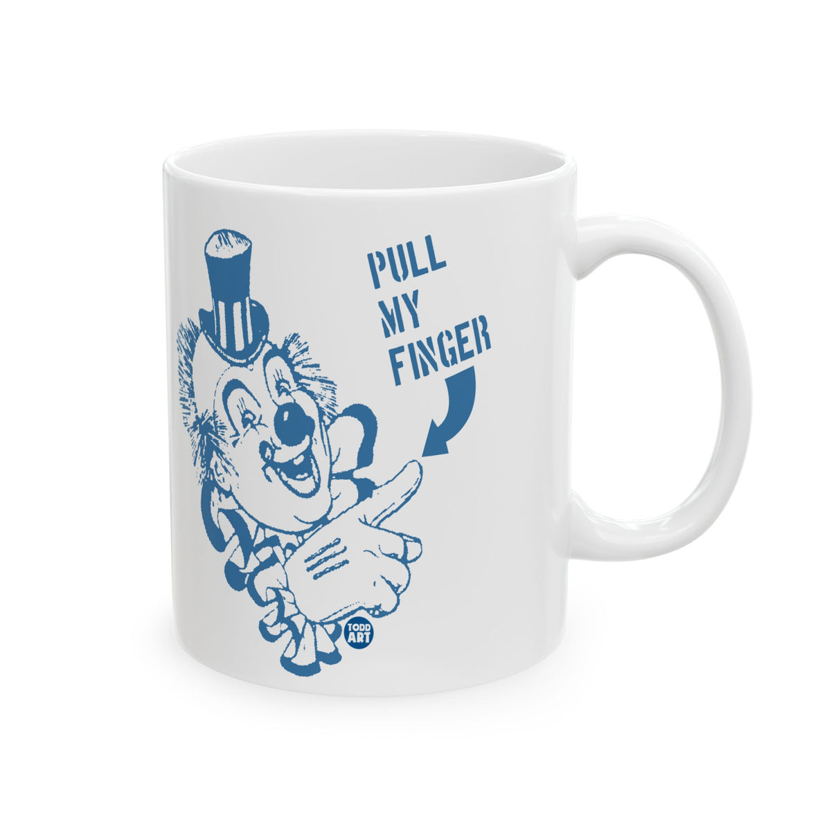 Vintage Clown Prank Todd Art Mug