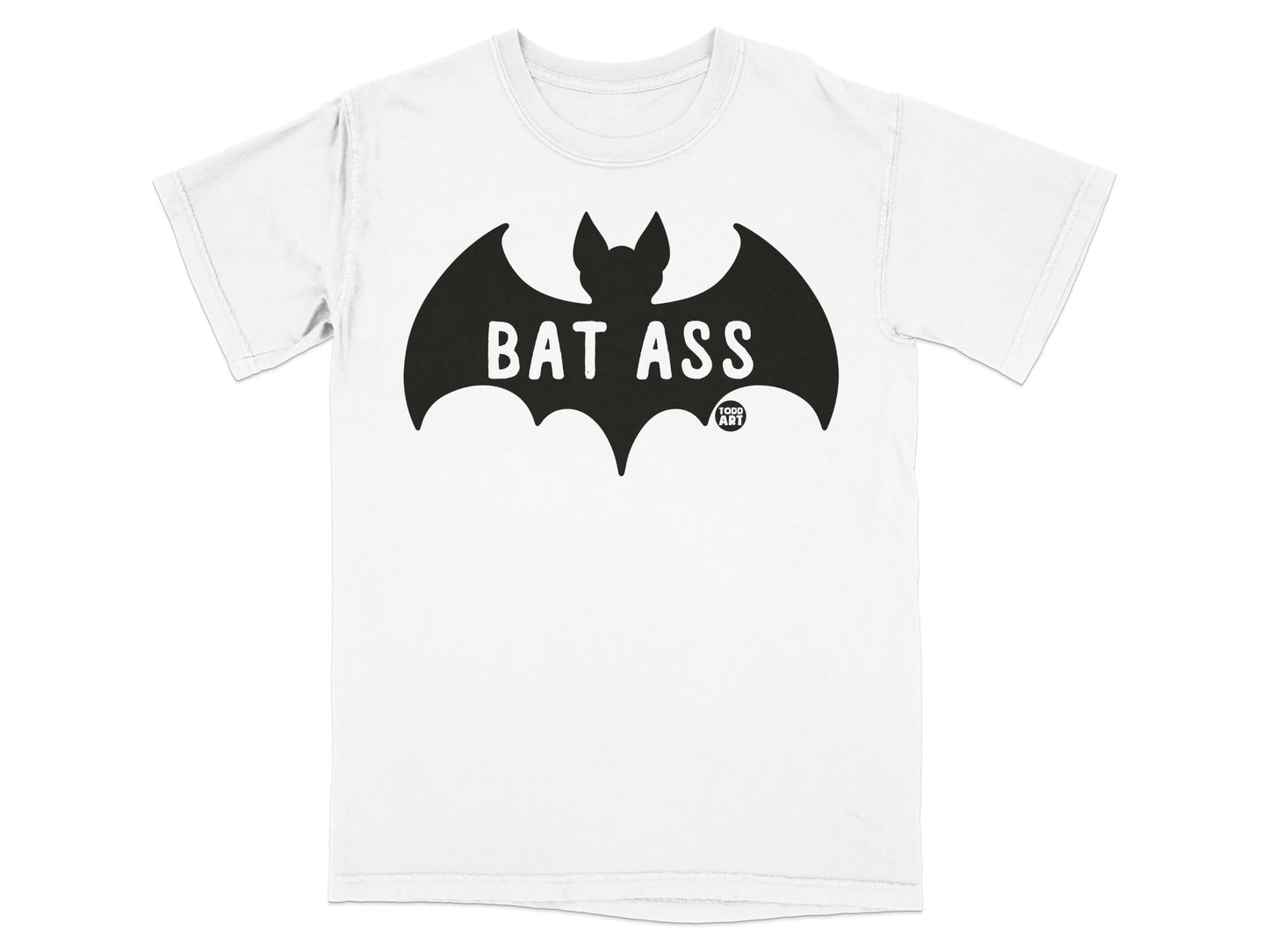 Bat Ass Graphic Print Short Sleeve T-Shirt