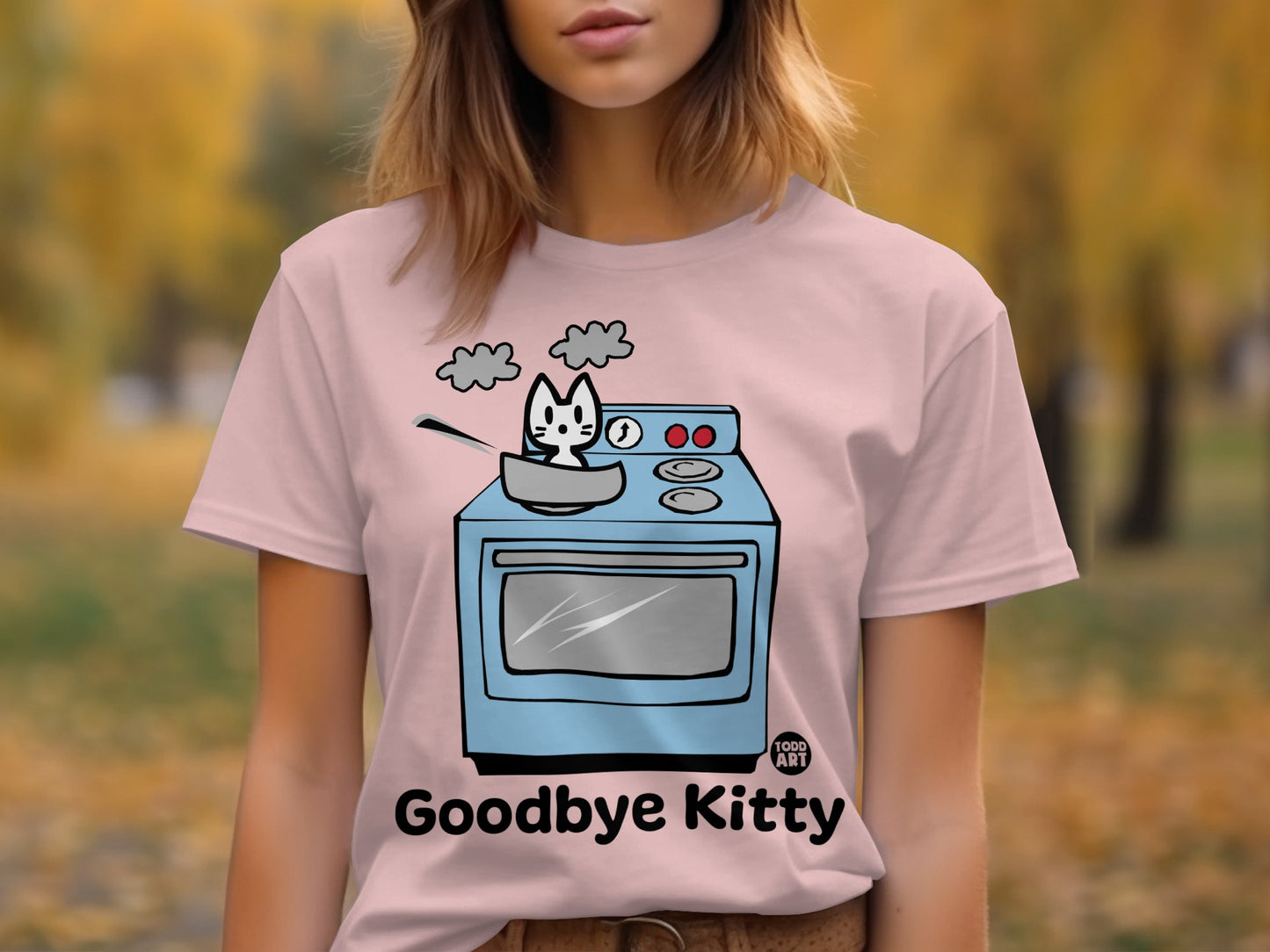 Goodbye Kitty Cooking Fun Graphic T-Shirt