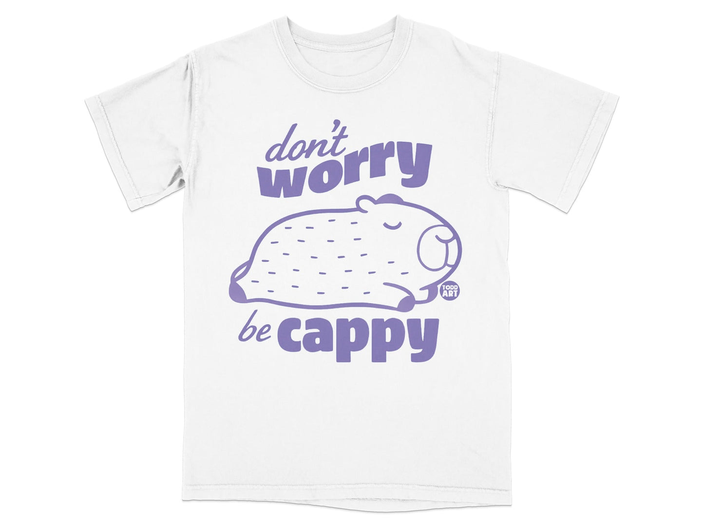 Don't Worry Be Cappy Funny Capybara T-Shirt