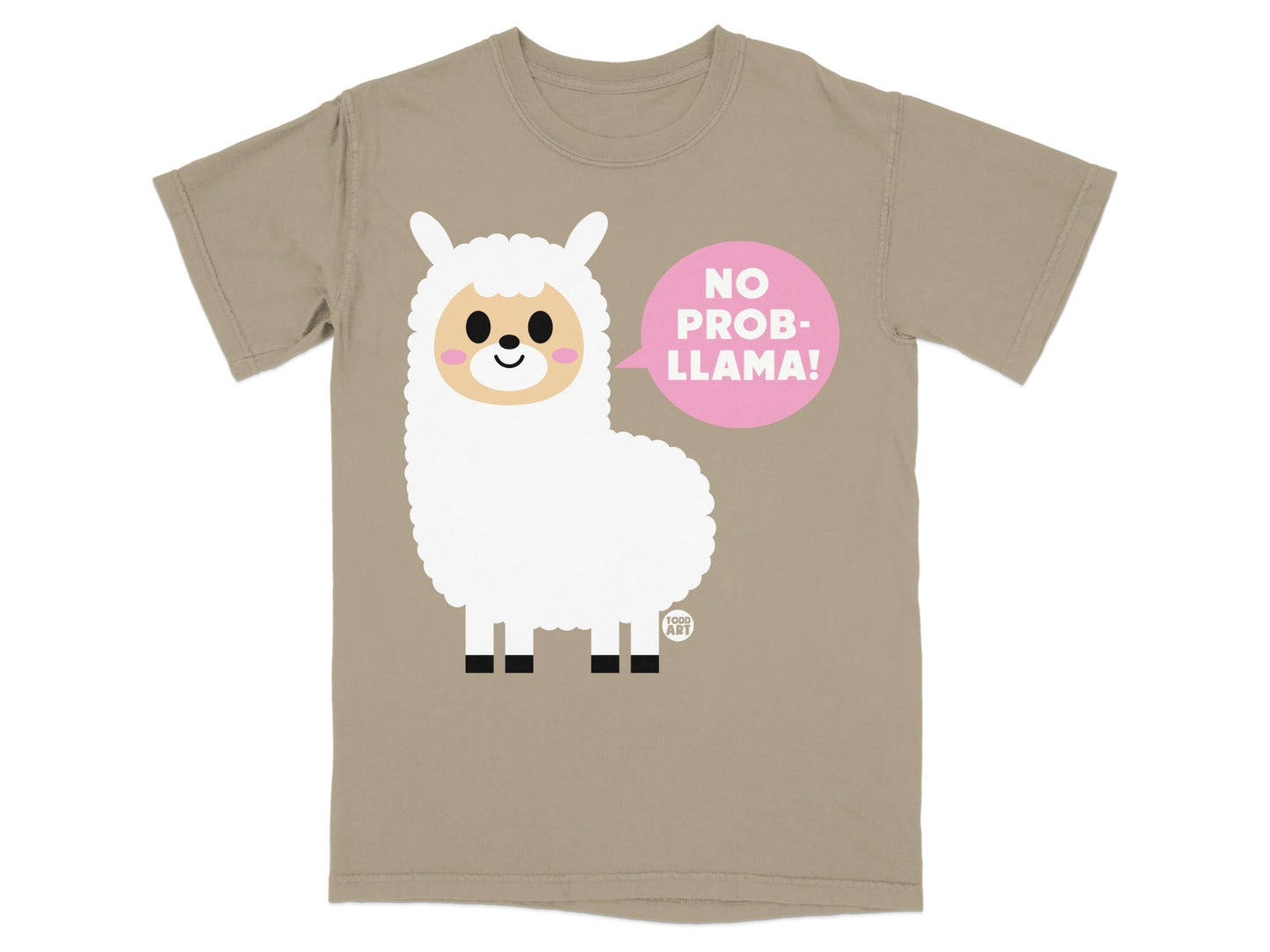 No Prob-llama Cute Alpaca Graphic T-Shirt