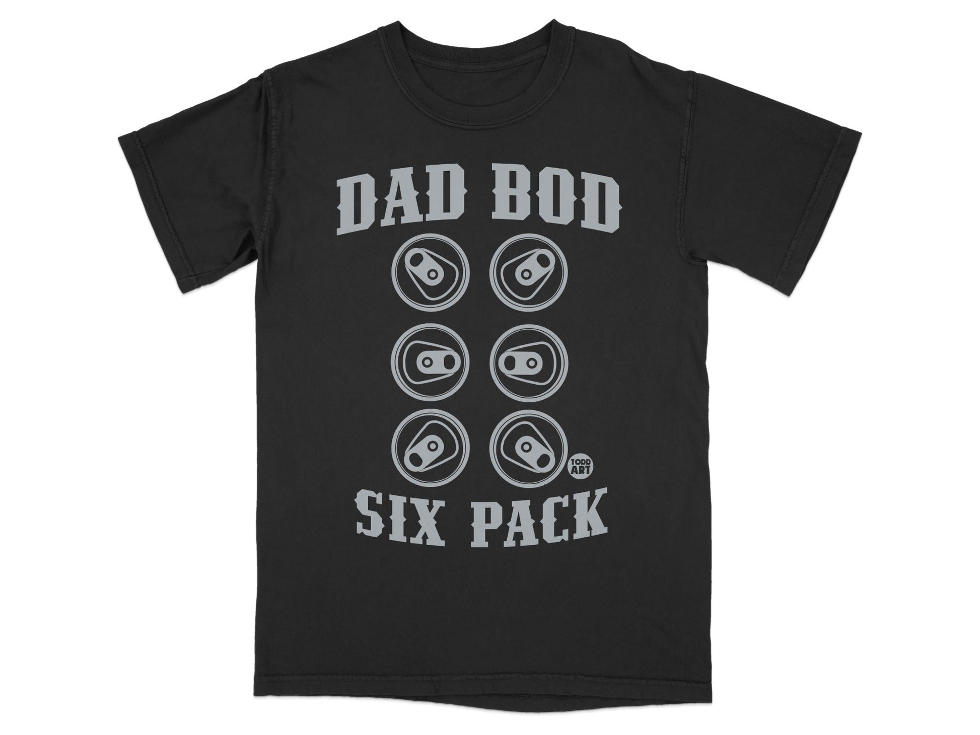 Dad Bod Six Pack Funny Novelty Graphic T-Shirt