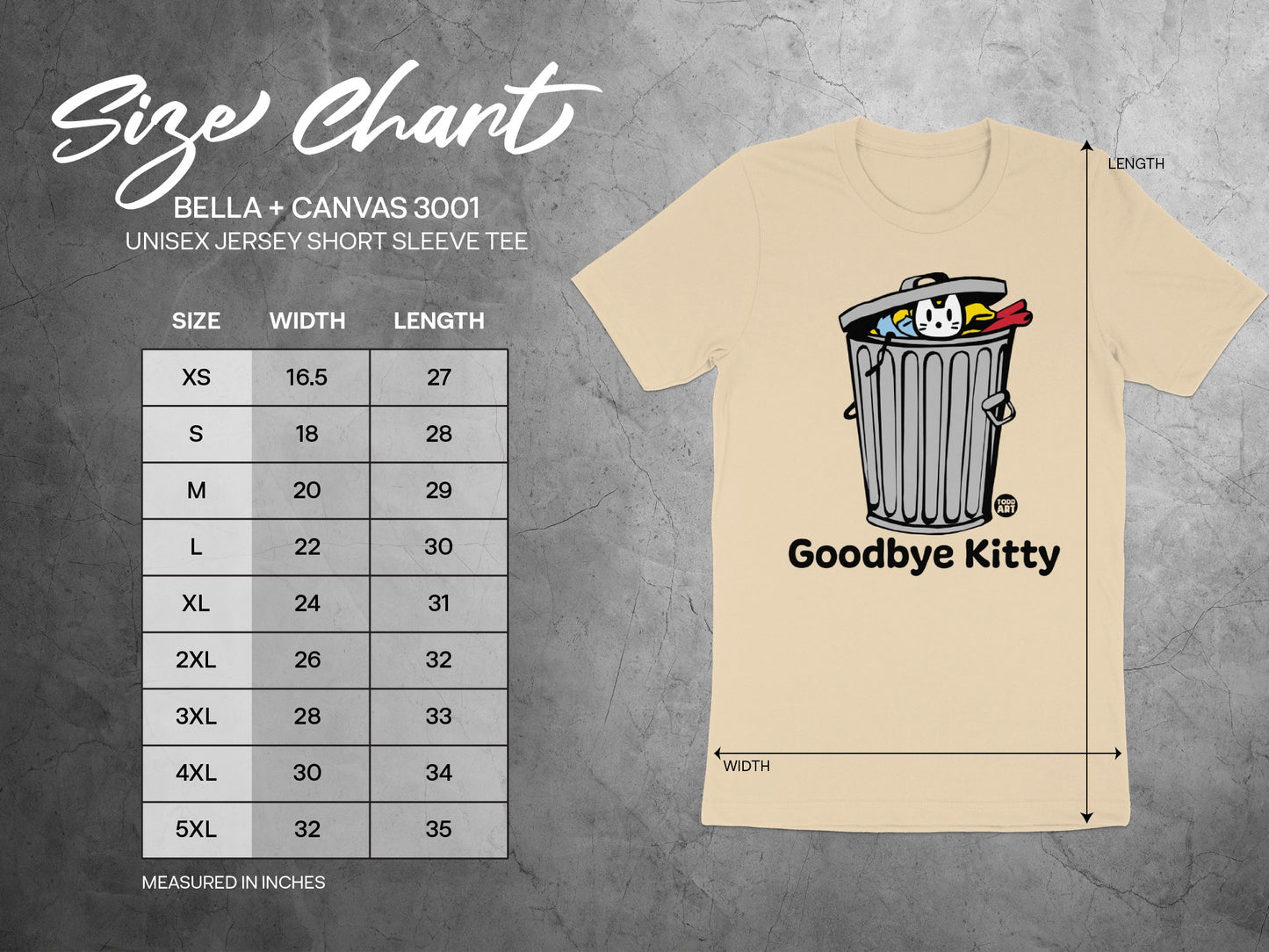 Goodbye Kitty Unisex Jersey Short Sleeve Tee
